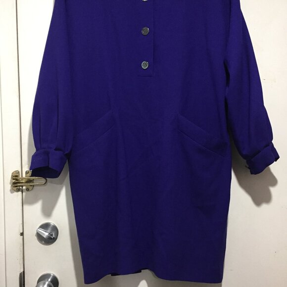 HARTNELL LONDON WOOL LONG SLEEVE DRESSES SIZE 16 - Picture 8 of 10